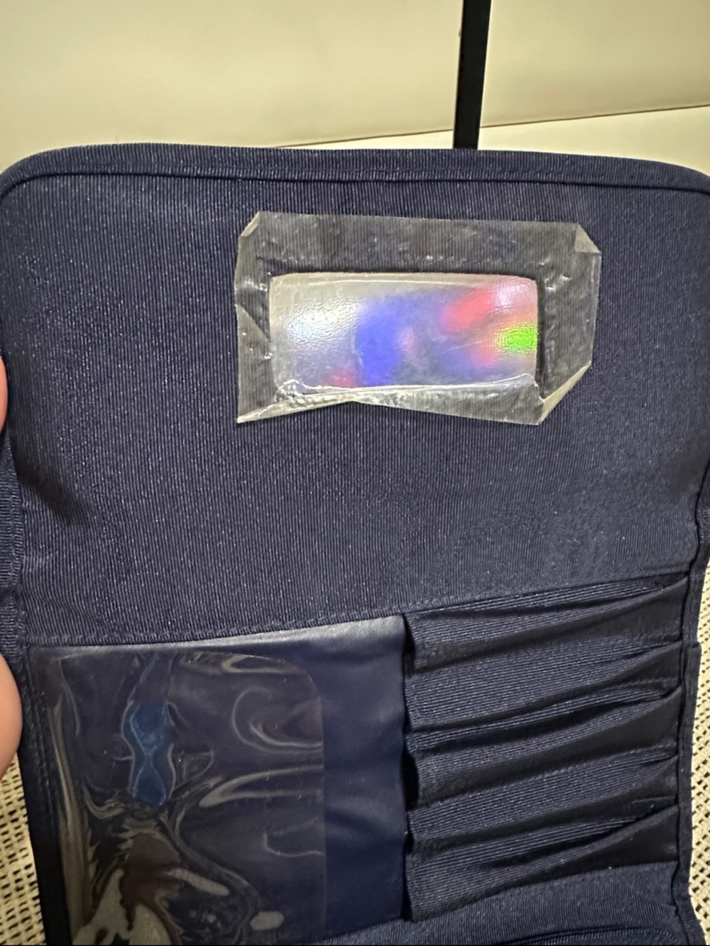 Dior Novelty Navy Canvas Make Up/Brush Organizer - Picture 8 of 13